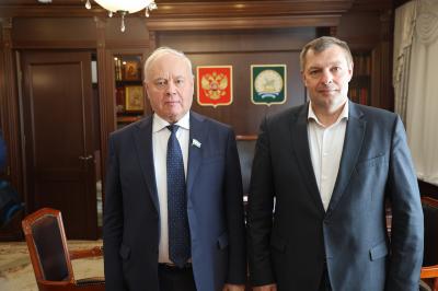 Виталий Артёмов встретился с председателем Государственного Собрания Башкортостана