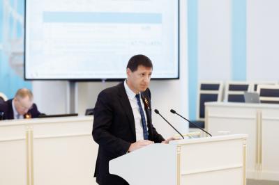 Михаил Пронин отчитался в Рязанской областной Думе о работе в 2023 году